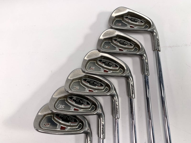 Ping i15 Iron Set 5-PW White Dot AWT Regular Steel Mens RH