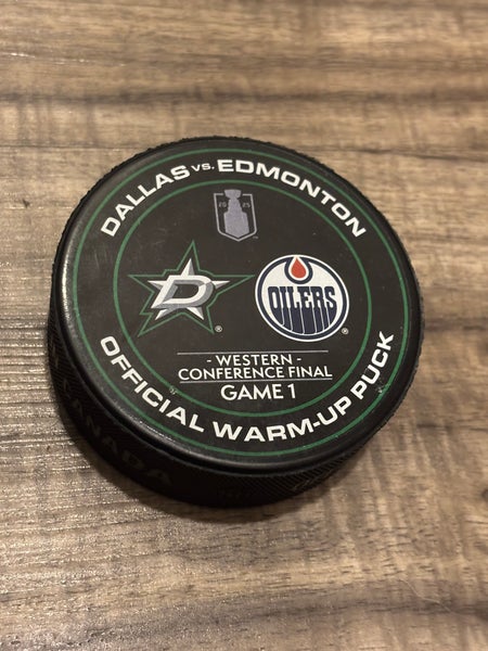 2025 NHL Western Conference Finals Official Warm Up Hockey Puck New