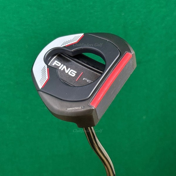 Ping Fetch 2021 Black Dot 35" Double-Bend Mallet Putter W/ Super Stroke & HC