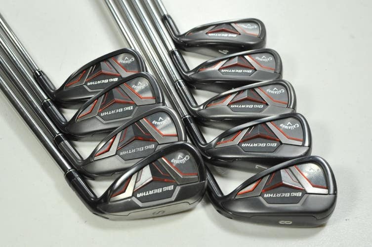Callaway Big Bertha 2019 4-PW,AW,SW Iron Set Regular Flex Right Graphite #200564