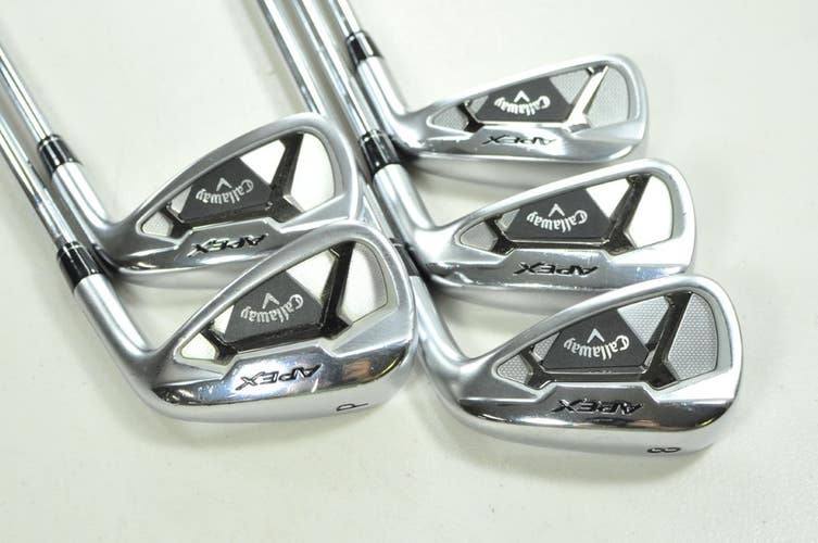 Callaway Apex 21 6-PW Iron Set Stiff Flex Right Elevate ETS 95g Steel # 200850