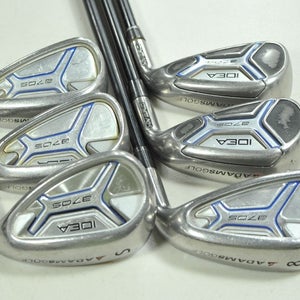 Adams Idea A7 OS 6-PW,SW Iron Set Regular Flex RH ProLaunch Graphite # 200471