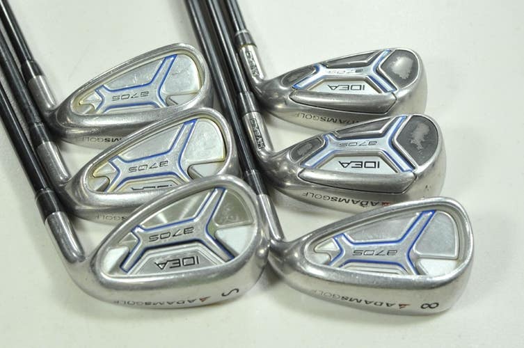 Adams Idea A7 OS 6-PW,SW Iron Set Regular Flex RH ProLaunch Graphite # 200471