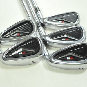 TaylorMade R9 Single 4,6,8,9,PW Irons Stiff Flex Right Steel # 200495