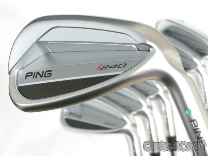 PING i240 Irons Green Dot NS PRO Modus3 Tour 105 X 4-P +1/2" TALL Shop Wear