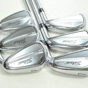 Titleist T200 2023 5-PW Iron Set Stiff Flex Right AMT Black S300 Steel # 200755