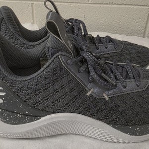 Under Armour Sz 9.5 Steph Curry 10 Gray Basketball Shoes Sneakers 3026624-101