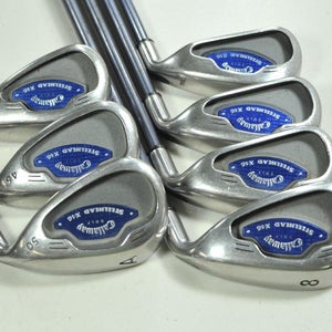 Callaway Steelhead X-16 5-PW,AW Iron Set Senior Light Flex RH Graphite # 200466