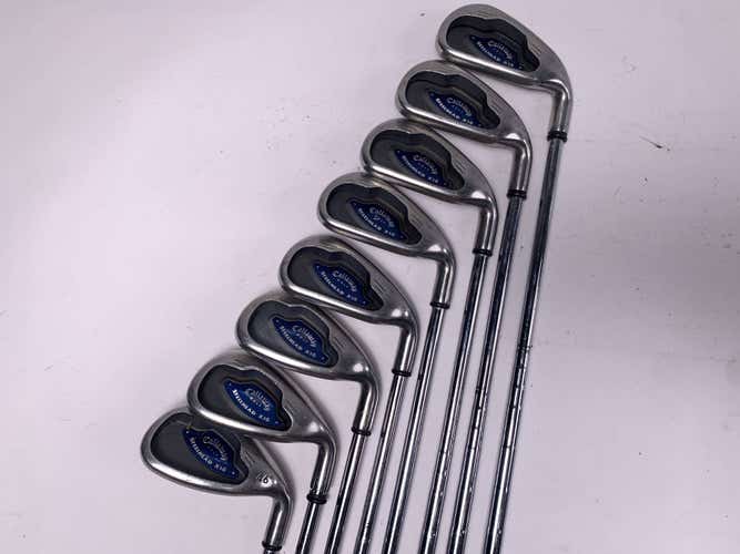 Callaway X-16 Iron Set 3-PW Uniflex Steel Mens RH