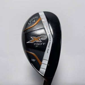Callaway X2 Hot Pro 2 Hybrid 18* Aldila Tour ATX 3.3 75g Stiff Graphite Mens RH