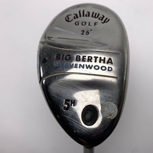 Callaway Big Bertha Heavenwood 5 Hybrid 25* Big Bertha Gems 55 55g Womens RH