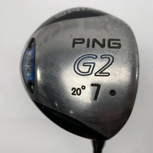 Ping G2 7 Fairway Wood 20* TFC100 Regular Graphite Mens RH Midsize Grip