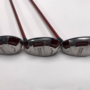 Callaway Big Bertha Diablo Hybrid Set 2 3 4 18* 21* 24* Regular Graphite Mens RH