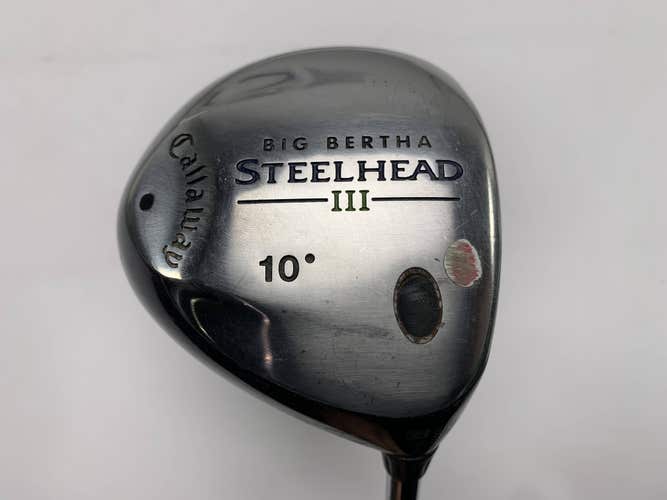 Callaway Steelhead III Driver 10* Uniflex Steel Mens RH