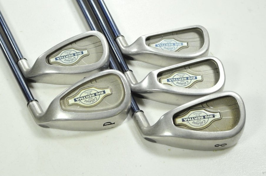 Callaway Big Bertha X-12 5-6,8-PW Iron Set Firm Flex Right Graphite # 198613