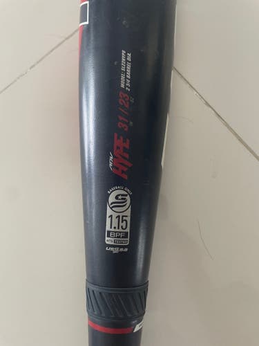 2022 Easton ADV Hype Composite USSSA Certified Bat (-8) 23 oz 31" (Used)