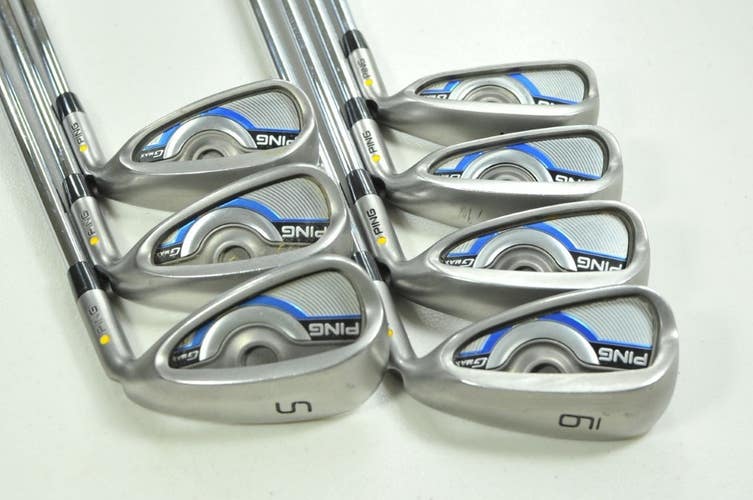 Ping GMax 6-W,SW Iron Set Regular Flex Yellow Dot Right AWT 2.0 Steel # 200915