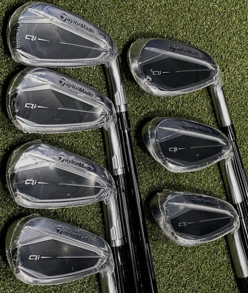 TaylorMade Qi Iron Set 5-PW, AW Graphite Fujikura Ventus TR 7S Stiff Flex NEW