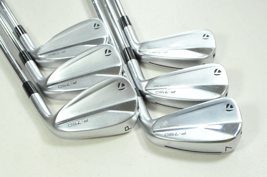 TaylorMade P790 2021 5-PW Iron Set Stiff Flex Right KBS Tour Steel # 200896
