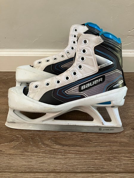 2015 Bauer Reactor 5000 Hockey Goalie Skates   6.5 (Used)