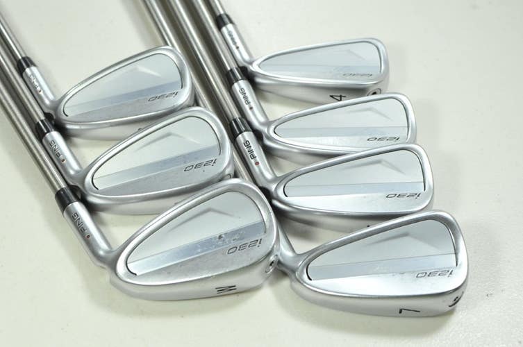 Ping i230 4-W Iron Set Stiff Flex Right Aerotech SteelFiber 95  # 200511