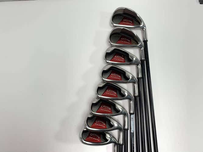 Callaway Big Bertha 2008 Iron Set 4-PW+GW 75g Regular Graphite Mens RH