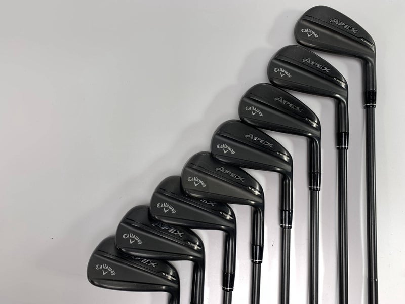 Callaway Apex TI Fusion Iron Set 4-PW+GW DG S300 Mid Tour Issue Stiff RH
