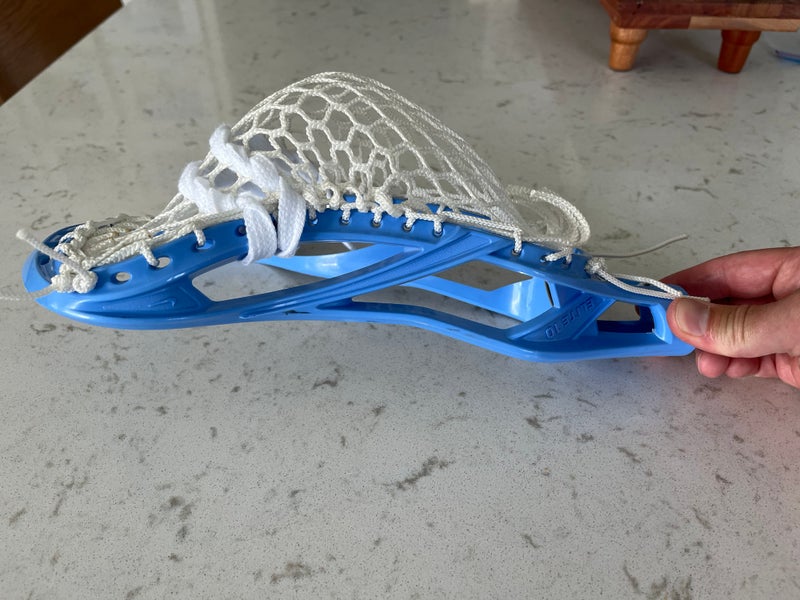 Carolina Blue Nike Elite 10 Lacrosse Head Strung (Never Used in Game)