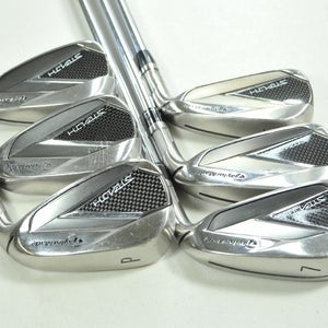 TaylorMade Stealth 5-PW Iron Set Regular Flex Right KBS MAX MT Steel # 200617