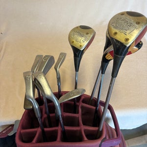 Men's Ping Eye 2 Right Handed Clubs (Full Set) Uniflex 11 Pieces (Used)