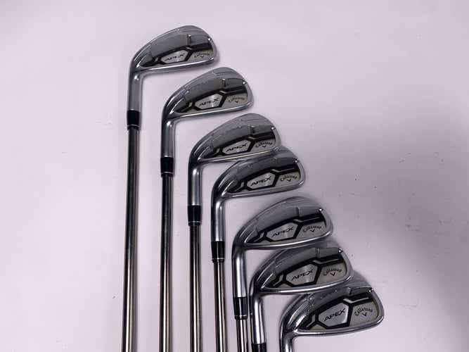 Callaway Apex CF 16 Iron Set 4-PW UST Mamiya Recoil ES 780 F4 Stiff LH