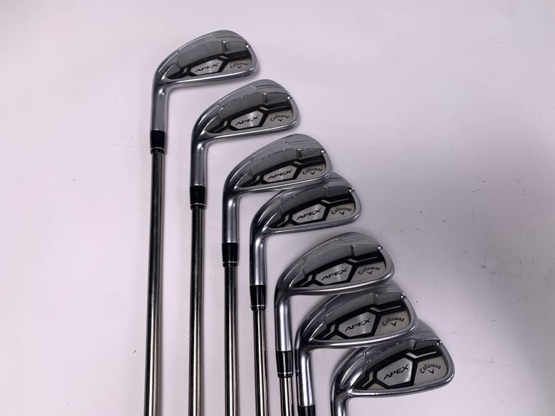 Callaway Apex CF 16 Iron Set 4-PW UST Mamiya Recoil ES 780 F4 Stiff LH