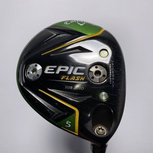 Callaway EPIC Flash Sub Zero 5 Fairway Wood 18* HZRDUS Smoke 6.0 Black Stiff RH