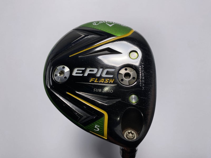 Callaway EPIC Flash Sub Zero 5 Fairway Wood 18* HZRDUS Smoke 6.0 Black Stiff RH
