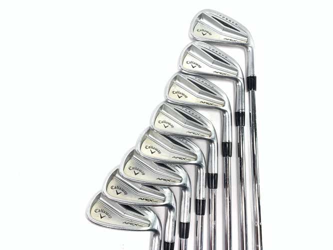 Callaway Apex Pro Iron Set 4-PW+GW KBS Tour-V 110g Stiff RH Midsize Grips +1/2''