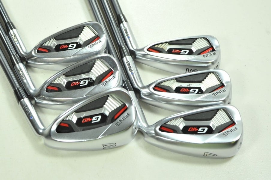 Ping G410 5-W Iron Set Senior Flex Blue Dot Right Alta CB AWT Graphite # 200910