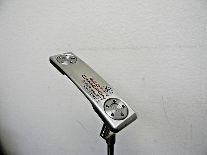 SUPER CLEAN TITLEIST SCOTTY CAMERON SUPER SELECT NEWPORT 2 PUTTER 34" W HC