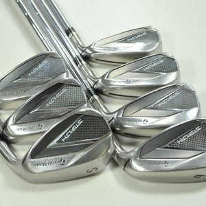 TaylorMade Stealth 6-PW,AW,SW Iron Set Stiff Flex Right KBS MAX MT Steel #200396