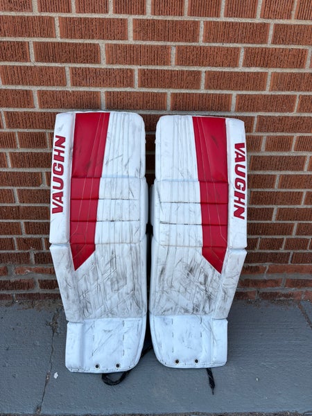 Charlotte Checkers 34+2" Vaughn Goalie Leg Pads Pro Stock (Used)