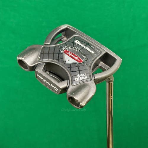 TaylorMade Spider Itsy Bitsy Black 35" Slant-Neck Mallet Putter w/Super Stroke