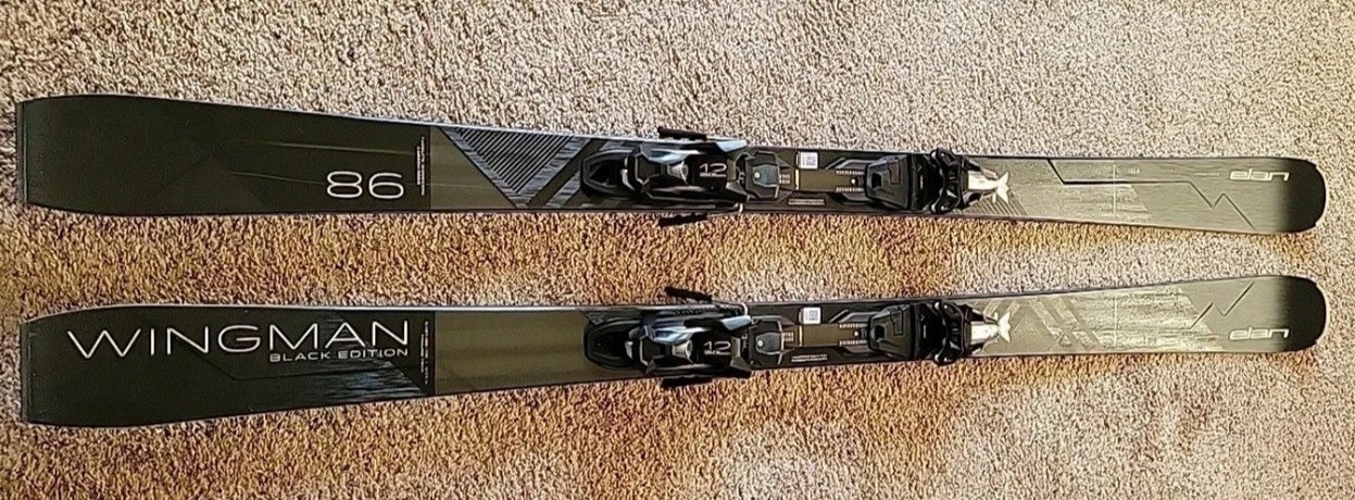 2024 Elan Wingman 86 BLACK EDITION w/EMX12 bindings 184cm BRAND NEW