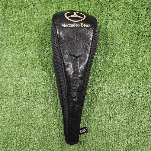 Mercedes-Benz Club Glove Driver Mini Driver Head Golf Club Zipper Cover Black