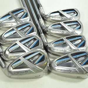 TaylorMade SIM Max OS 6-PW,AW,SW,LW Iron Set Senior Flex Right Graphite # 200190