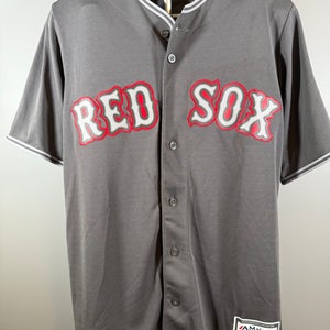 NwT Majestic Coolbase Red Sox Charcoal Jersey
