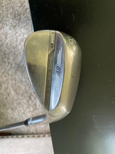 Men's Titleist Vokey SM8 Right Handed Wedge Wedge Flex 60 Degree Steel Shaft (Used)