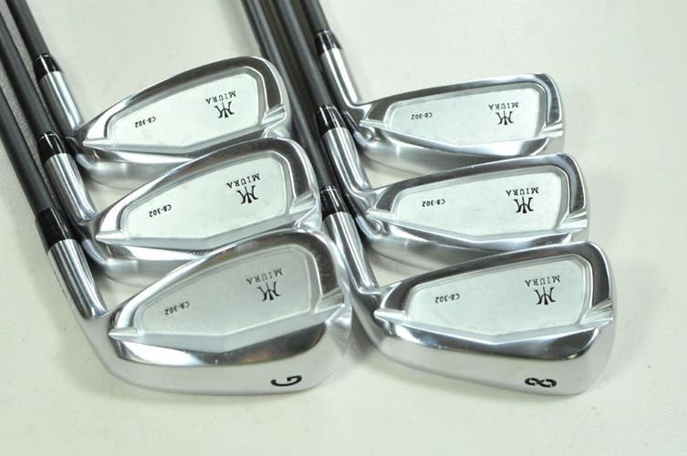 Miura CB-302 6-PW,GW Iron Set Regular Flex Right MMT 70g Graphite # 200924