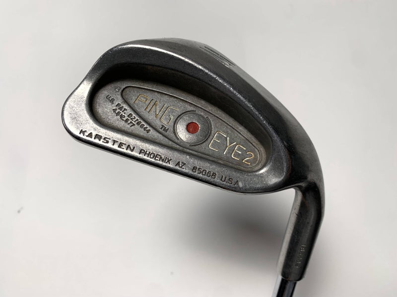 Ping Eye 2 Pitching Wedge PW Red Dot 1* Flat Karsten ZZ-Lite Stiff Steel Mens RH