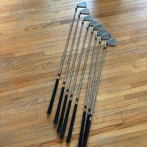 Men's 2002 TaylorMade Rac LT Right Handed Players Iron Set Stiff Flex  Steel Shaft (Used)