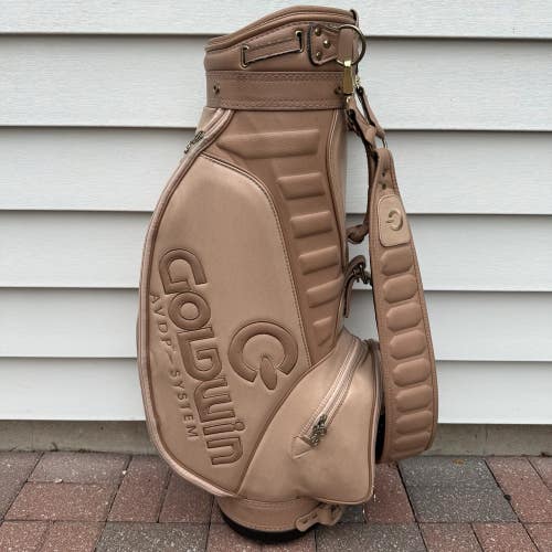 Goldwin AVDP System Staff Cart Golf Bag Rose Gold 6 Way Dividers With Raincover