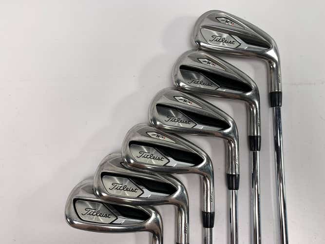 Titleist 718 AP1 Iron Set 5-PW True Temper AMT Red R300 Regular Steel Mens RH